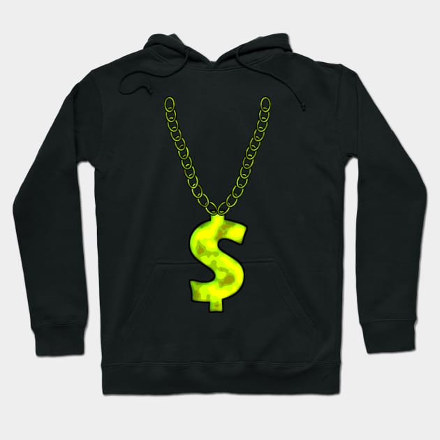 Dollar Chain Symbol Shirt Design Gift Hoodie by Bohnenkern